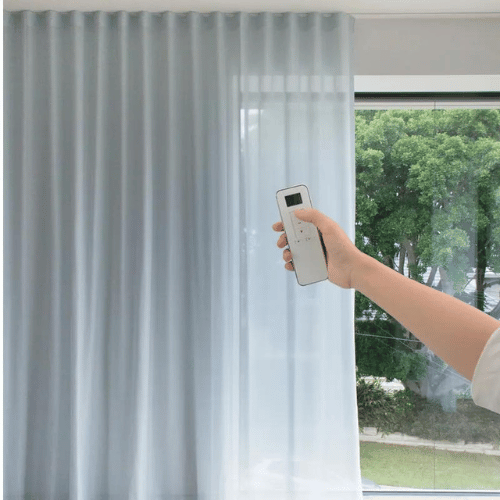 Motorized curtains