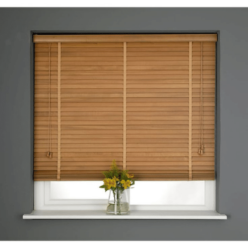 wooden blinds