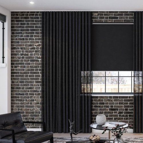 black sheer curtains dubai