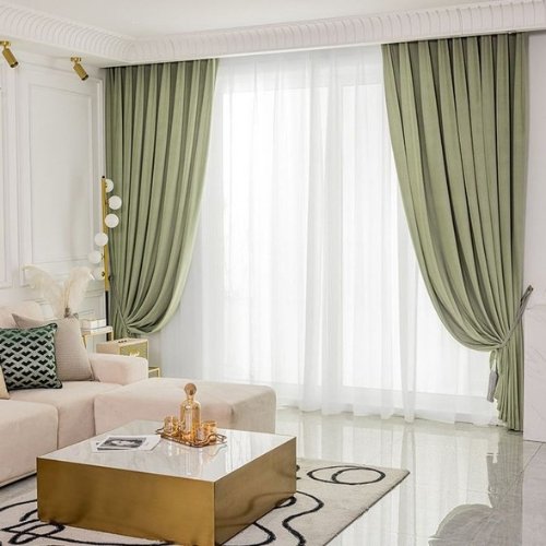 silk curtain dubai